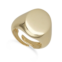 anello chevalier da donna in argento 925