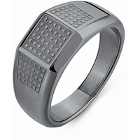 anello chevalier in acciaio brosway