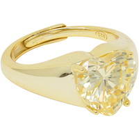 anello chevalier in argento925 con cristallo cuore