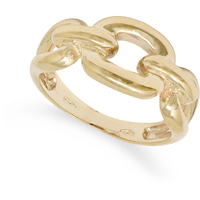 anello da donna a catena in oro giallo 9kt 