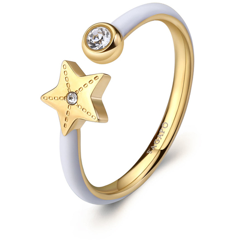 Anello da donna con stella Sagapo Vibes  