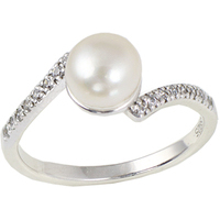 anello da donna in argento con perla bluamante 