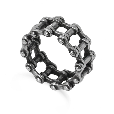 Anello da uomo a catena in acciaio Sognami