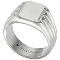 anello da uomo chevalier in acciaio fossil jewelry