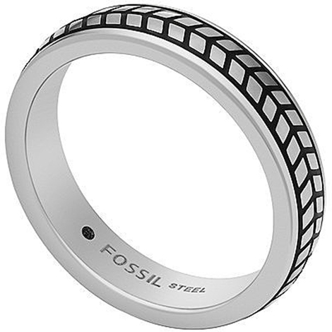 Anello da uomo in acciaio Fossil 
