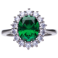 anello diamonfire in argento con zirconi