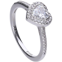 anello diamonfire in argento con zirconi
