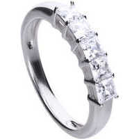 anello diamonfire in argento con zirconi