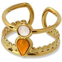 anello donna acciaio gold anartxy sunflowers
