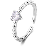anello donna con cuore s'agap dazzly
