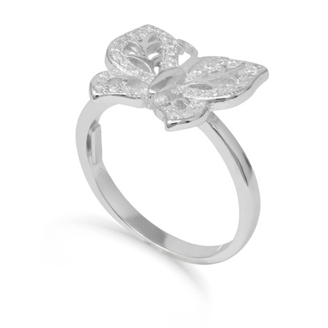 Anello con sales farfalla swarovski