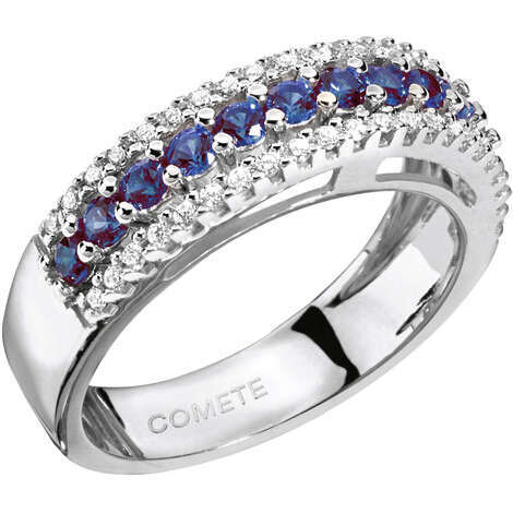 Anello donna gioielli Comete Pietre preziose colorate