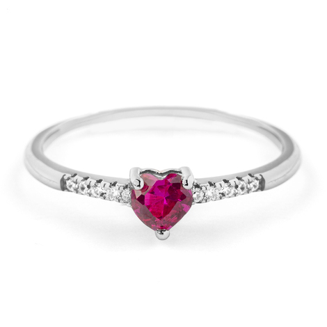 Anello Feeling in argento925 con cuore 