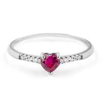 anello feeling in argento925 con cuore 