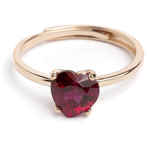 Anello Feeling in argento925 gold rose con cuore