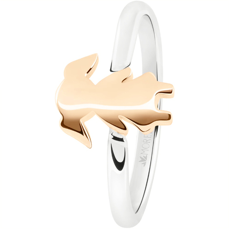Anello in acciaio con bimba Morellato 