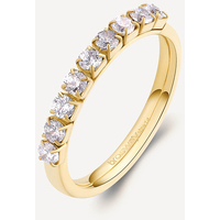 anello in acciaio desideri veretta colore gold