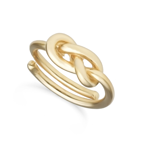 Anello in argento 925 gold con infinito