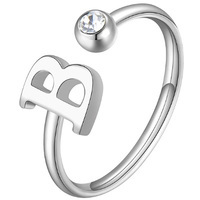 anello lettera b sagapo click