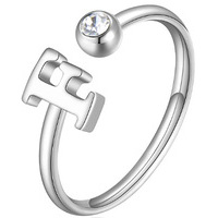 anello lettera f sagapo click