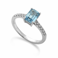 anello oro 9kt lab grown diamond eureka
