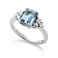 anello solitario oro 9kt lab grown diamond eureka