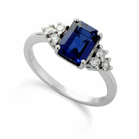 anello solitario oro 9kt lab grown diamond eureka