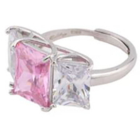 anello trilogy argento925 rosa feelings jewels