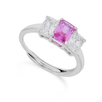 anello trilogy con zirconi sognami cerimonia