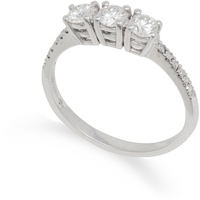 anello trilogy eureka in oro 9kt labgrown diamonds