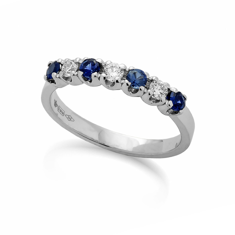 Anello veretta in oro 9Kt lab grown diamond Eureka