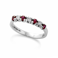 anello veretta oro 9kt lab grown diamond eureka