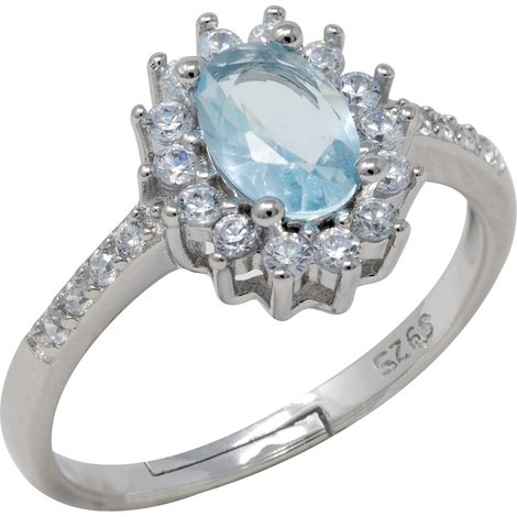 AnelloKate in argento 925 con cristallo