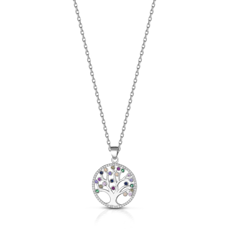 Collana in argento con ciondolo albero della vita 