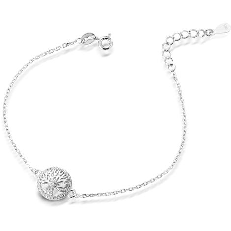 Bracciale in argento con albero della vita
