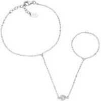 baciamano amen in argento925 con zircone