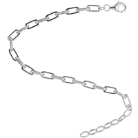 bracciale in argento 925 e zirconi