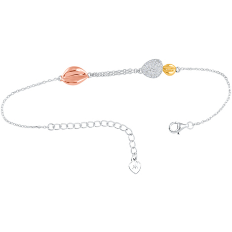 Bracciale Blu Amante in argento 925 e zirconi