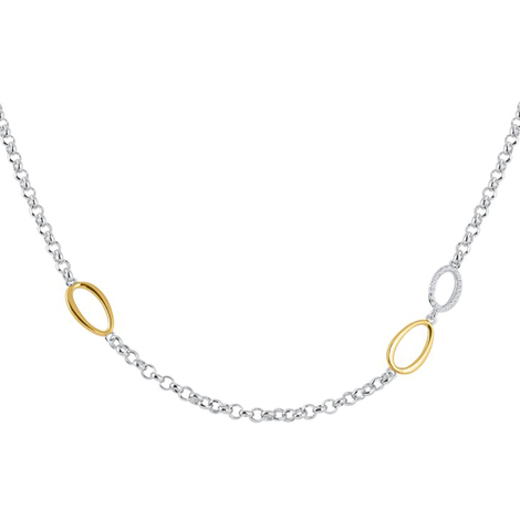 Collana Blu Amante in argento e zirconi