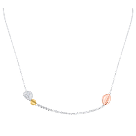 Collana Blu Amante in argento 925 e zirconi