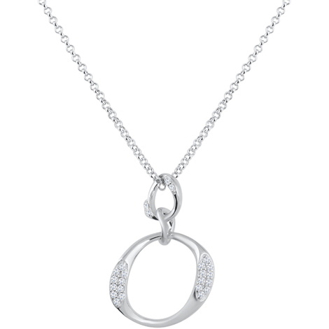 Collana Blu Amante in argento 925 e zirconi