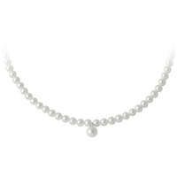 collana blu amante di perle, oro 18kt, diam. 0.02