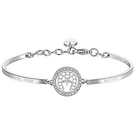 Bracciale CHAKRA in acciaio con ferro di cavallo