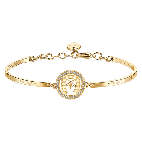 Bracciale CHAKRA in acciaio pvd oro 