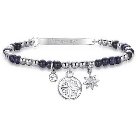 Bracciale rosa venti Brosway in acciaio e eolite