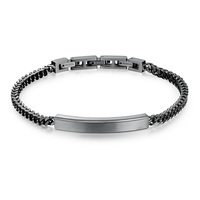 bracciale ink in acciaio e pvd gun