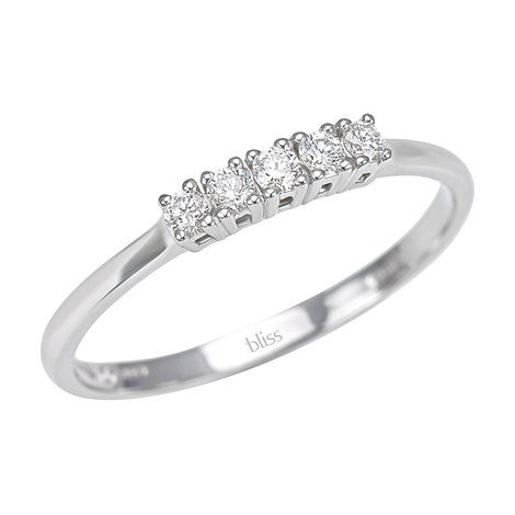 ANELLO ORO BIANCO CON DIAMANTI