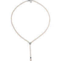 collana di perle bianche mm. 4/4,5