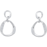 Orecchini Blu Amante in argento 925 e zirconi BOR175ME