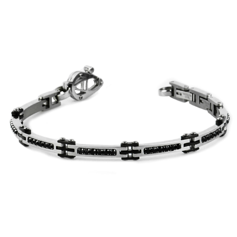 BINARIO BRACCIALE C/P ACCIAIO SS